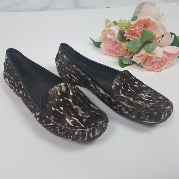 Stuart Weitzman Shoes - Stuart Weitzman | Mach 3 Calf Hair Animal Loafers